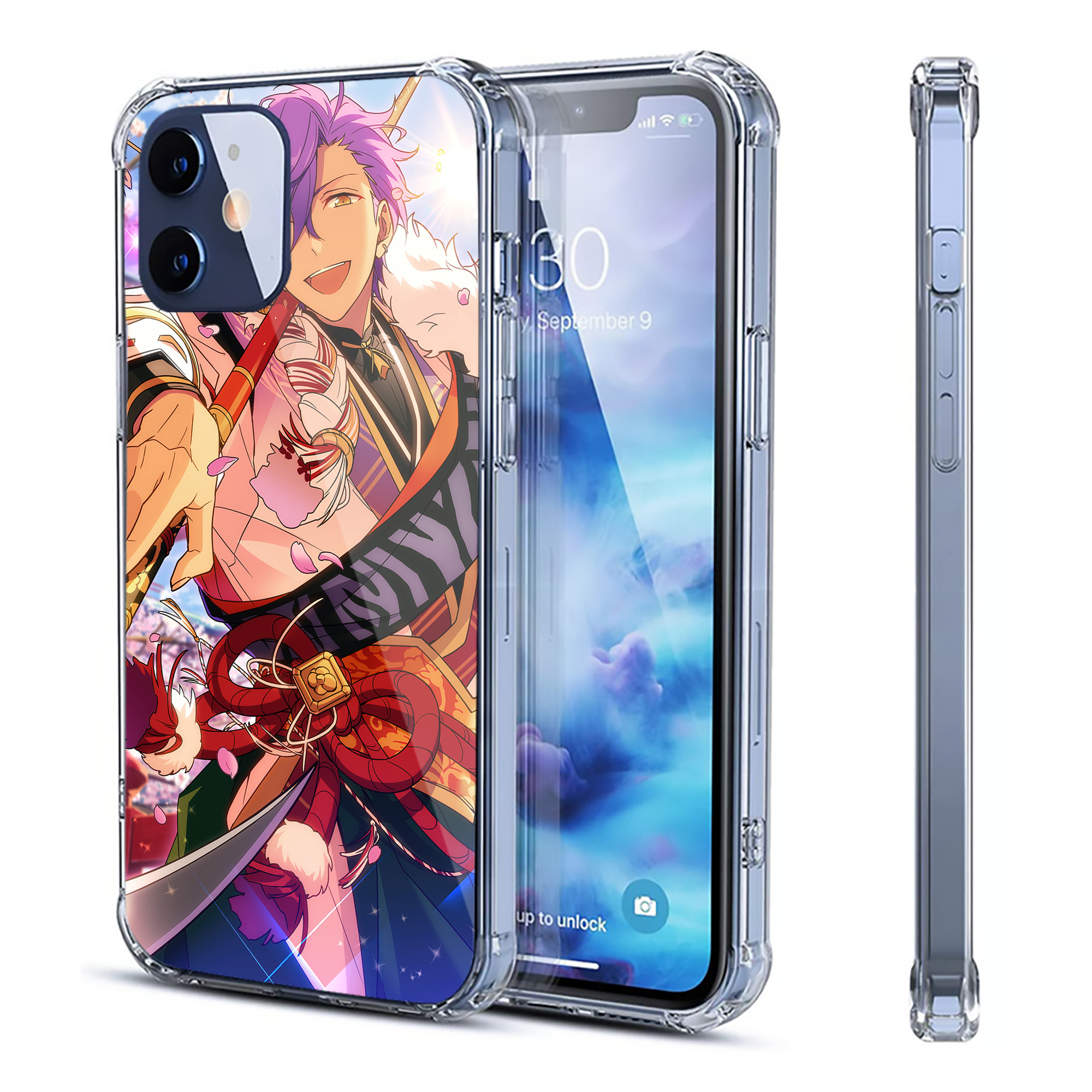 （画像用） あんさんぶるスターズ! Ensemble Stars 【iPhone 12シリーズ対応】透明スマホケース（クリアソフトケース）